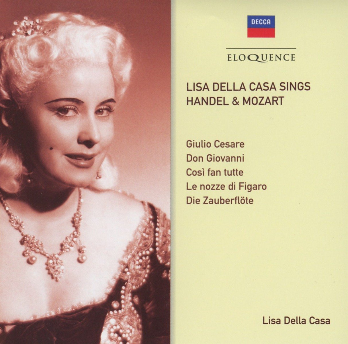 Lisa Della Casa Singt Händel und Mozart Classical