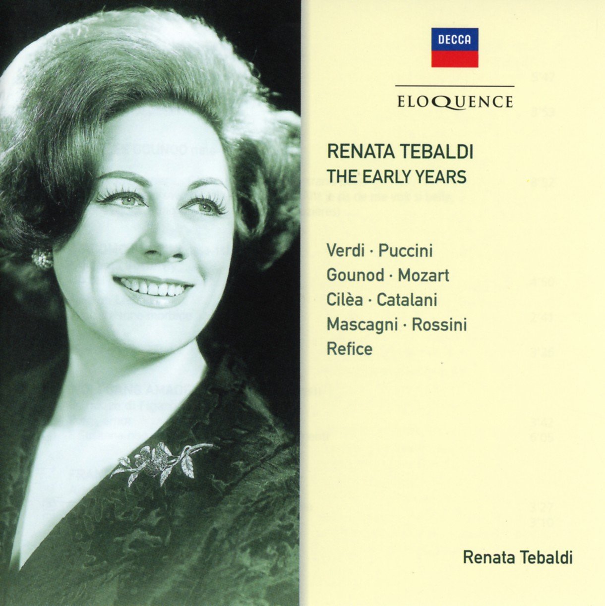 Renata Tebaldi: Die frühen Jahre Classical