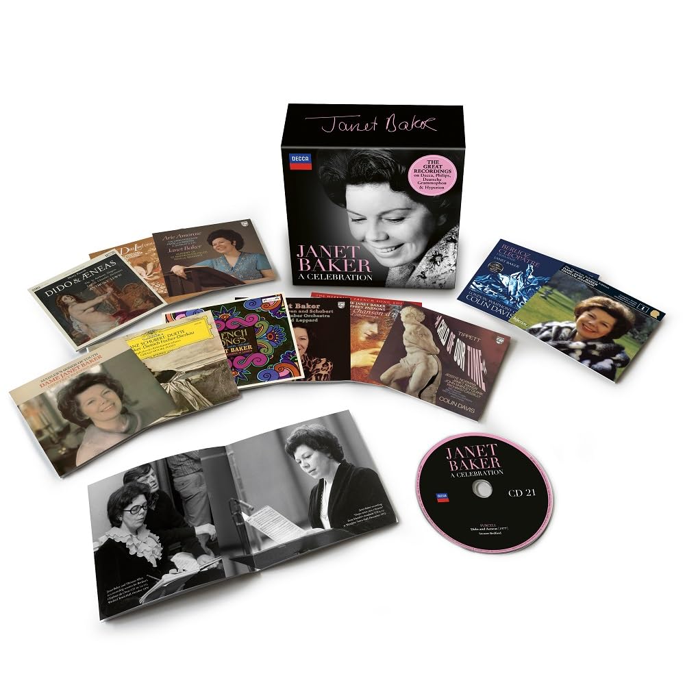 Janet Baker: A Celebration (21CD; Argo, L'Oiseau-Lyre, Deutsche Grammophon, Philips, & HYPERION) Classical