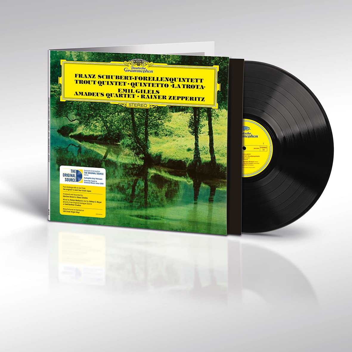 Schubert: Klavierquintett A-Dur „Forellenquintett“ (Original Source; 180g Vinyl Deluxe-Gatefold Edition) Classical