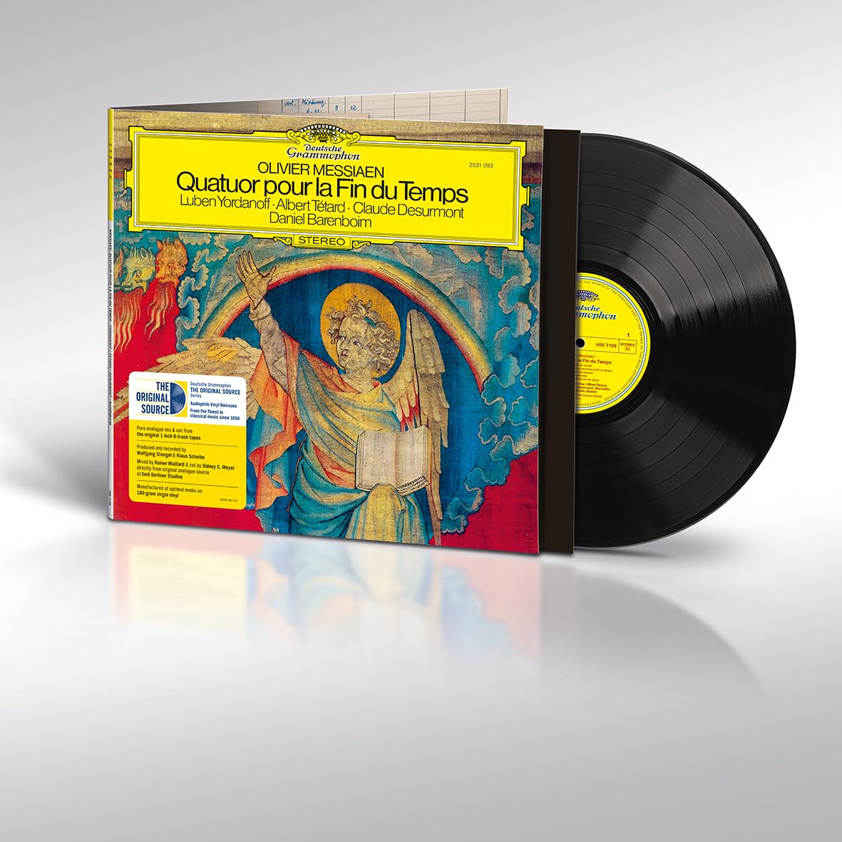 Messiaen: Quatuor pour la fin du temps (Original Source; 180g Vinyl Deluxe-Gatefold Edition) Classical