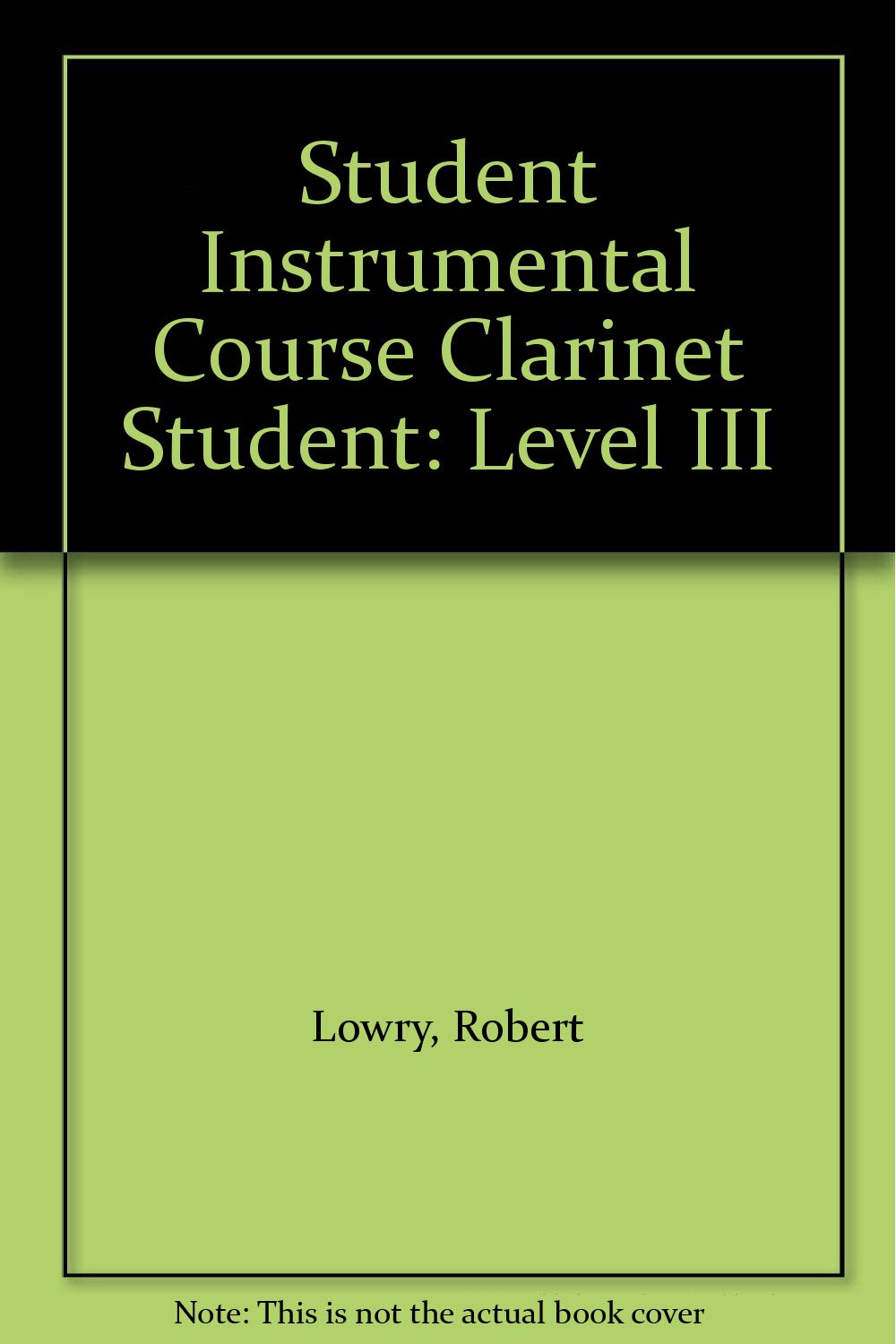 Product Image: Student Instrumental Course, Clarinet Student, Level III