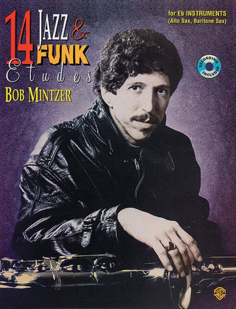 14 Jazz & Funk Etudes: For B Flat Instruments Tenor Sax, Soprano Sax, Clarinet Sheet Music