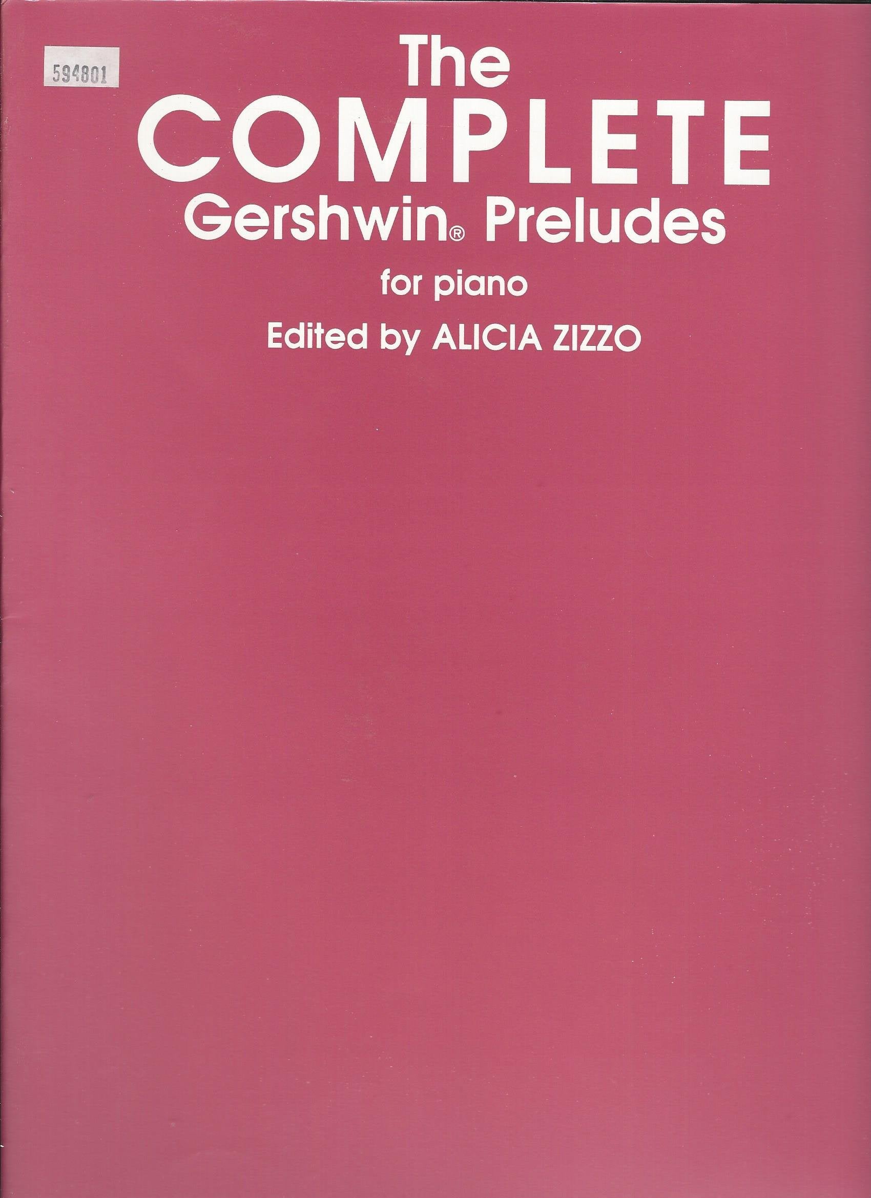 The Complete Gershwin Preludes for Piano Sheet Music