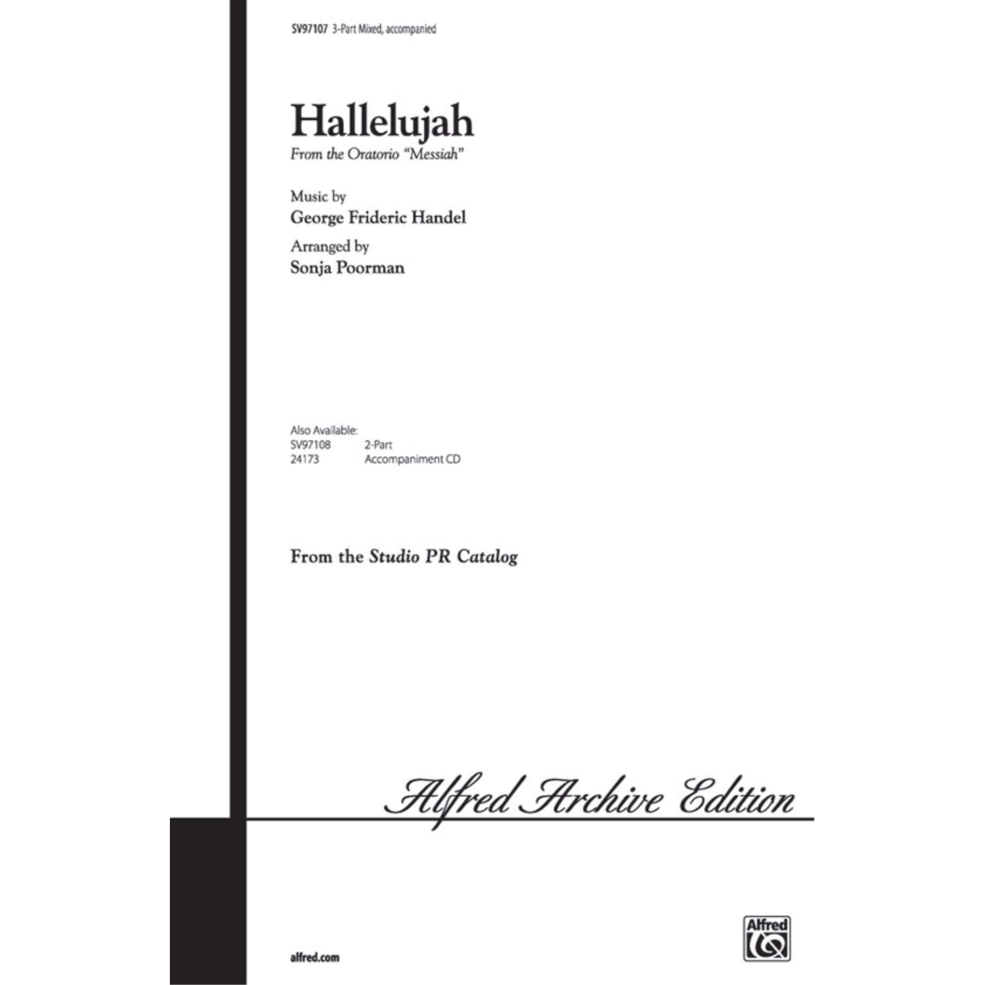 Hallelujah from the oratorio Messiah - 3-Part Mixed Choir - Stimme Music