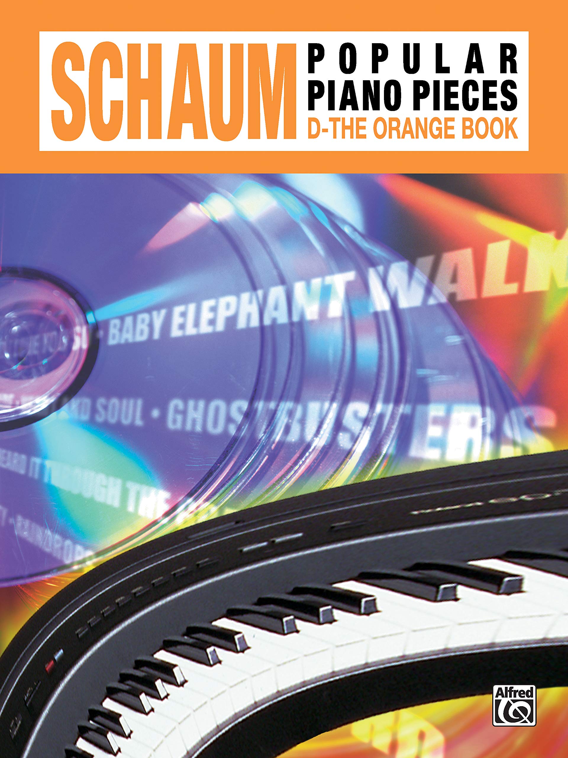 Schaum Popular Piano Pieces D-The Orange Book Sheet Music