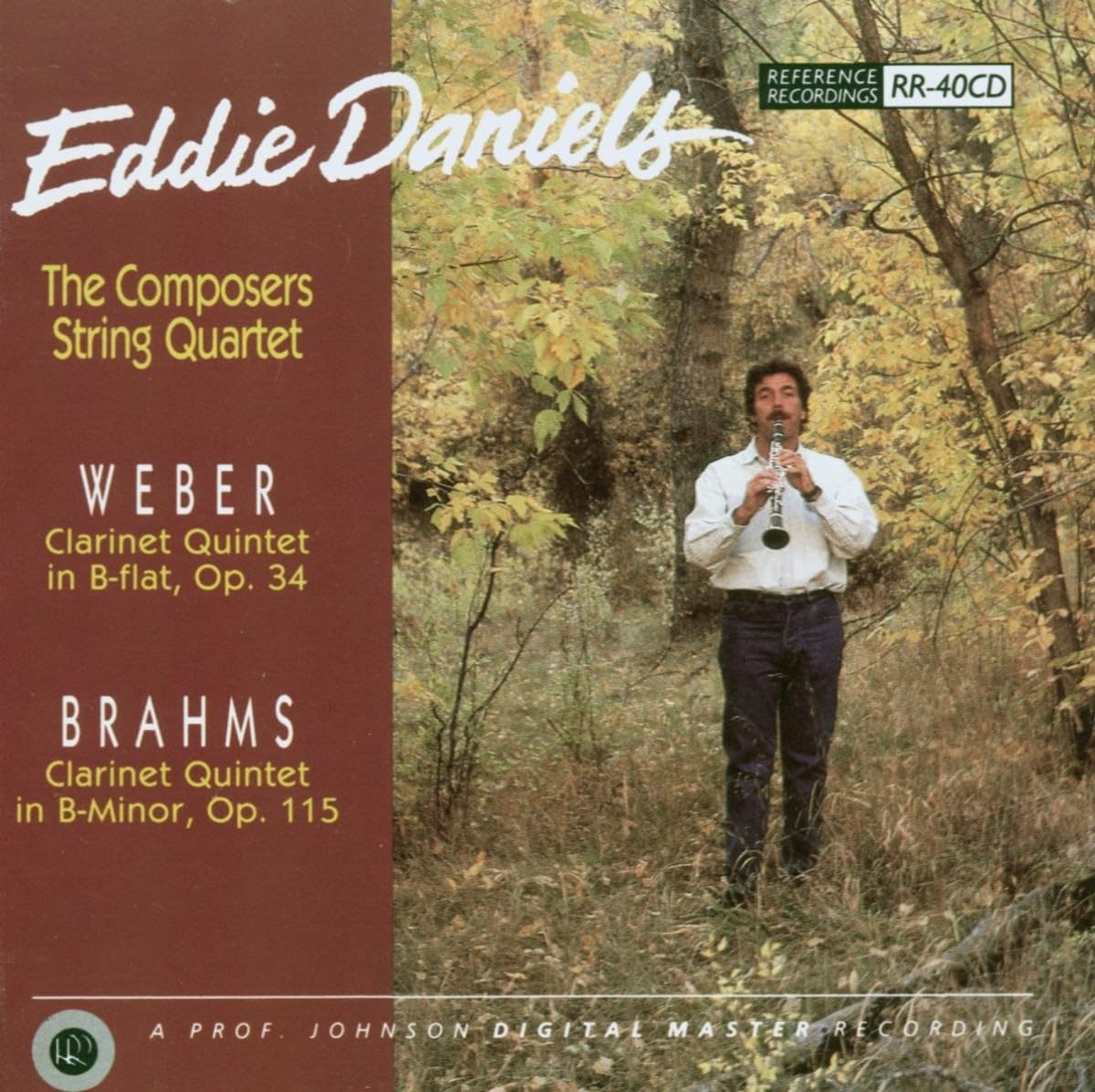 Carl Maria von Weber, Johannes Brahms: Clarinet Quintet, Eddie Daniels/Composers Quartet - CD Classical