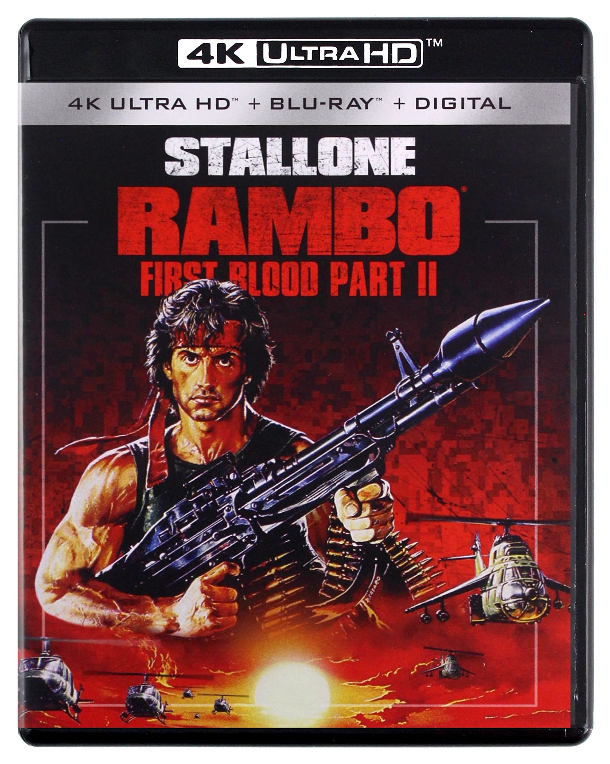 RAMBO: FIRST BLOOD PART II 4K Ultra HD + Blu-ray + Digital Films