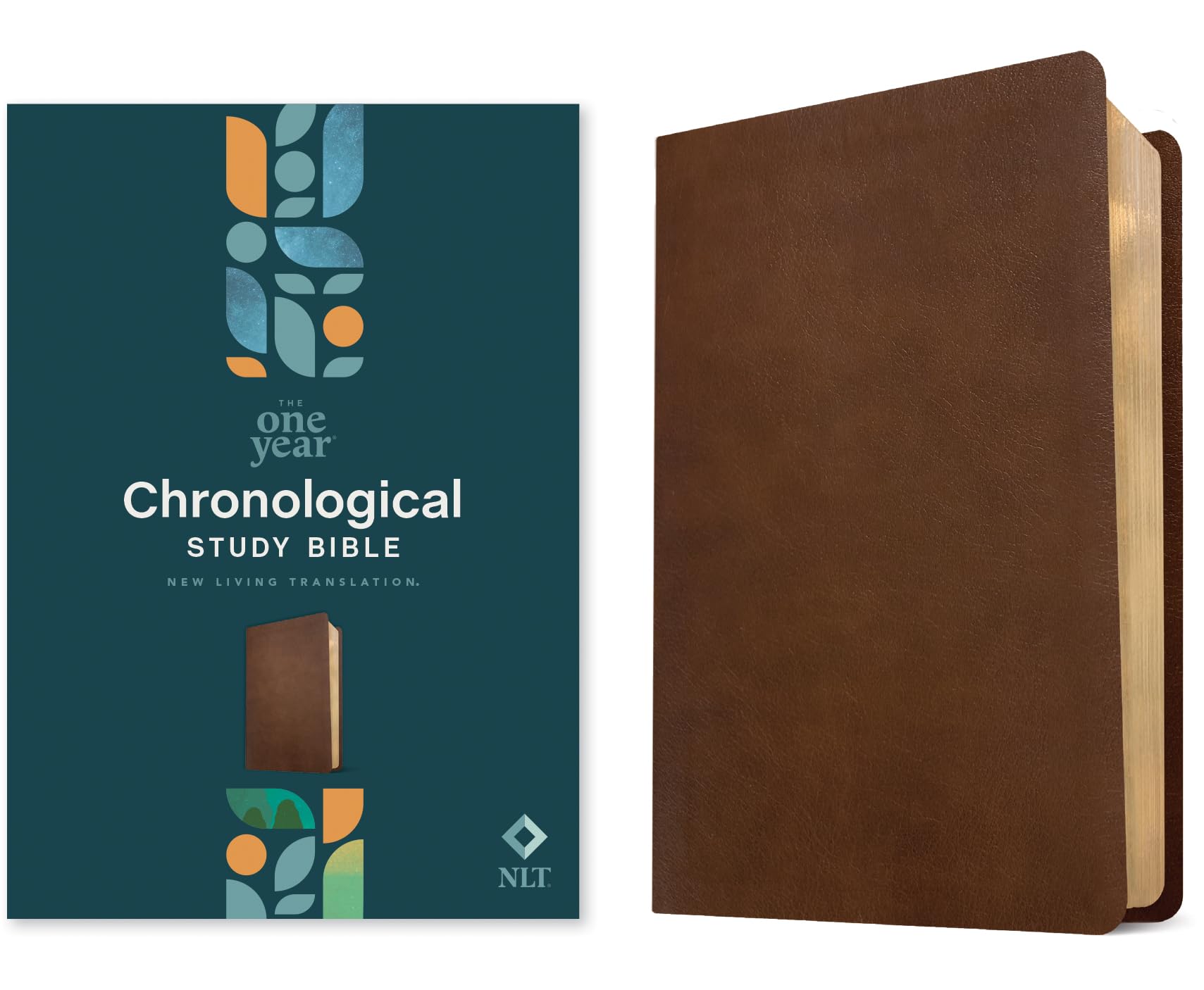 Holly Bible: Nlt One Year Chronological Study Bible, Leatherlike, Rustic Brown Religion & Esotericism