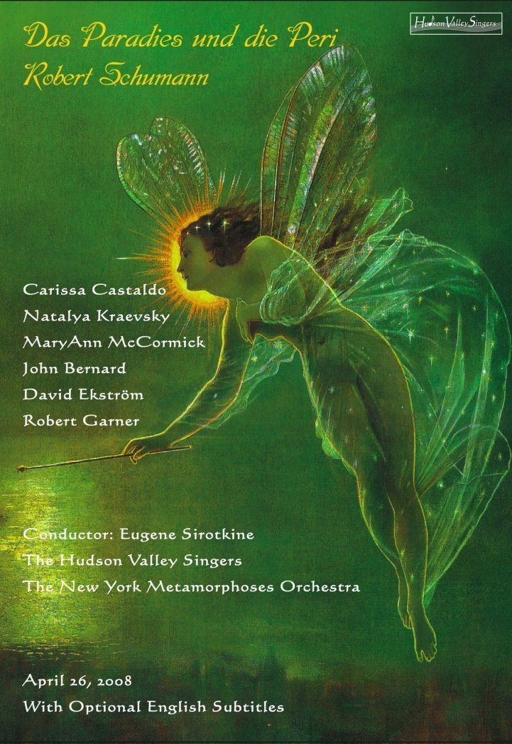 SCHUMANN / HUDSON VALLEY SINGERS / SIROTKINE DAS PARADIES UND DIE PERI Films