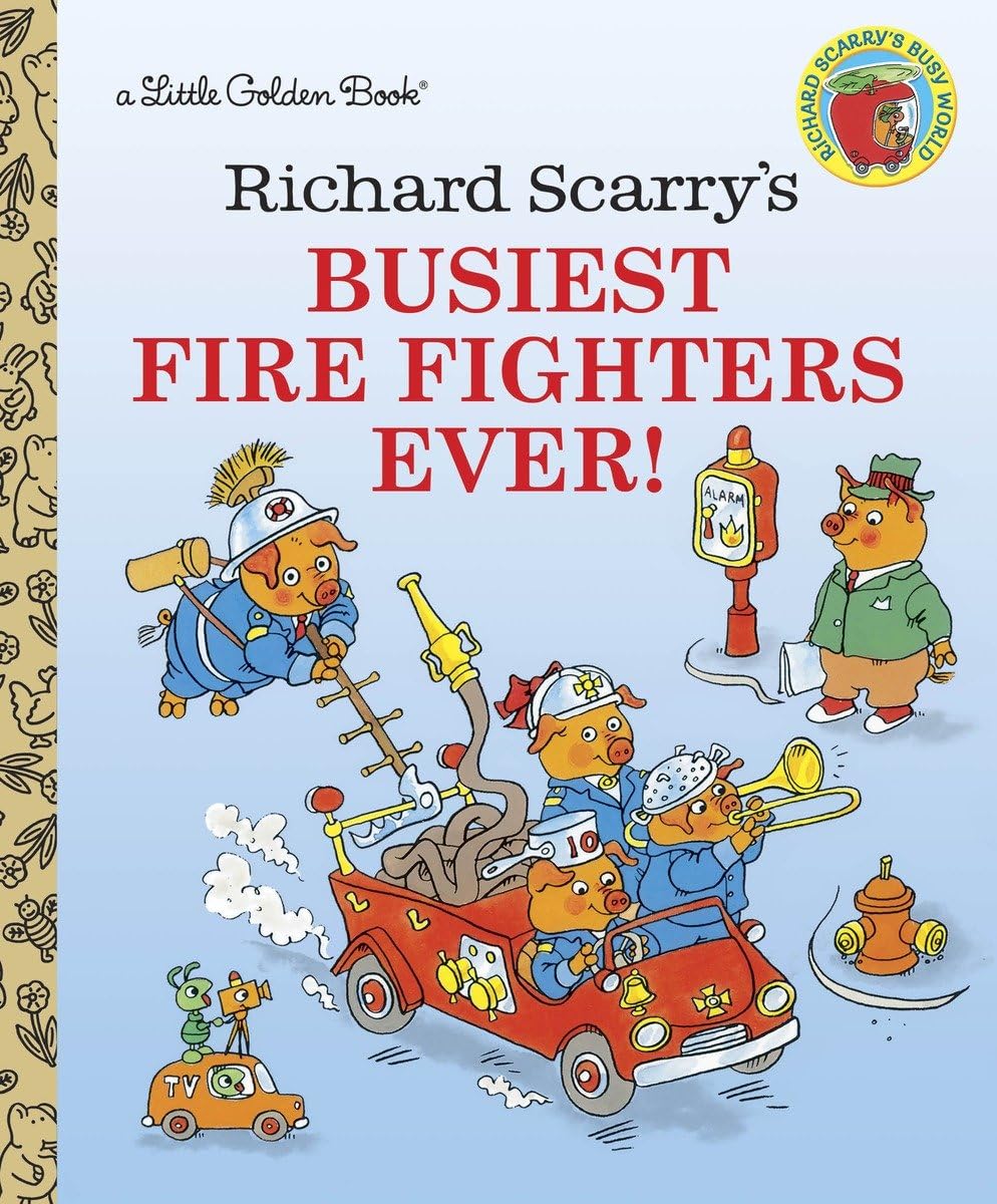 Richard Scarry's Busiest Firefighters Ever! (Little Golden Book) Novels & Short Stories