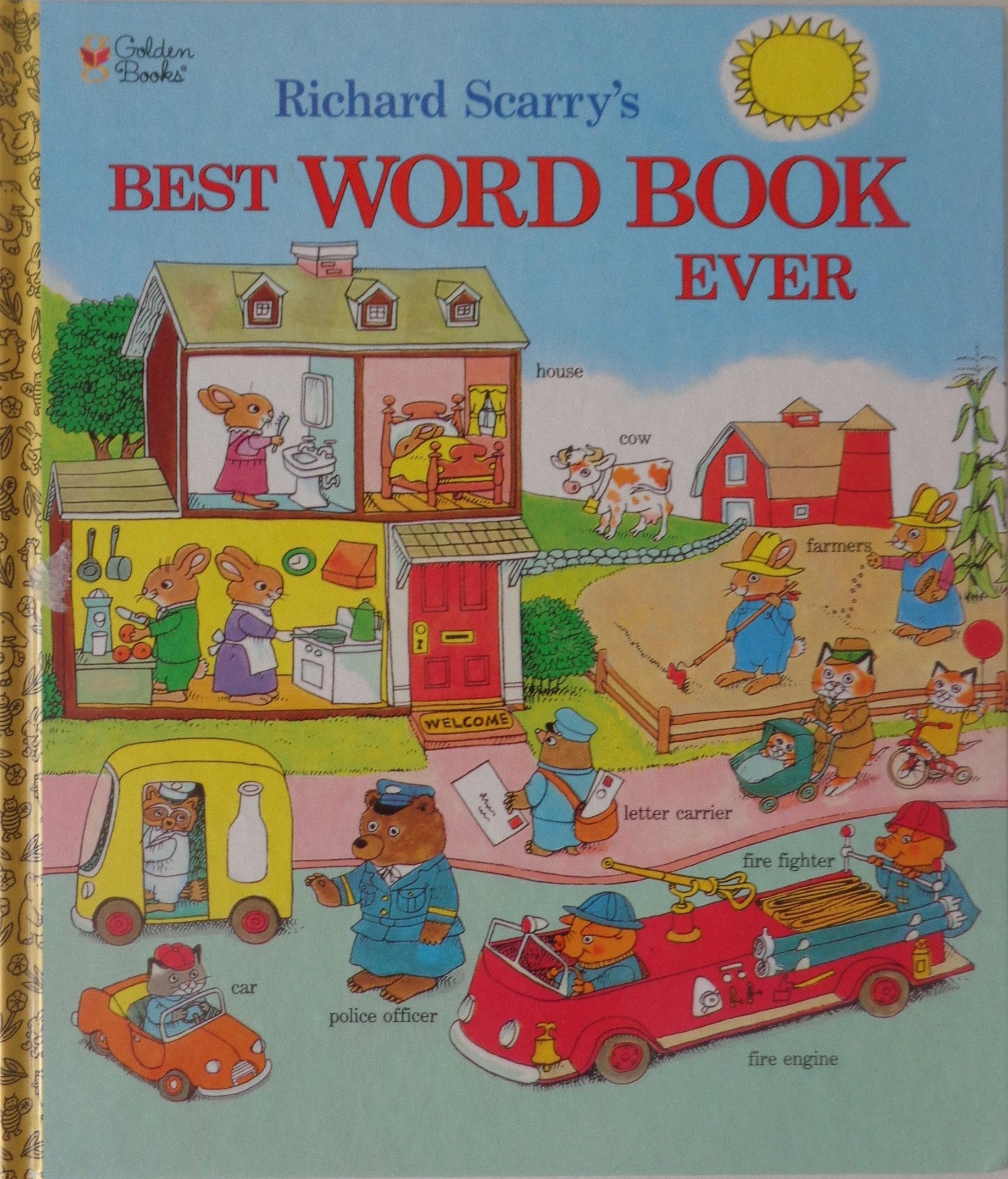 Richard Scarrys Best Word Book Ever Giant Golden Book New Revised Edition book