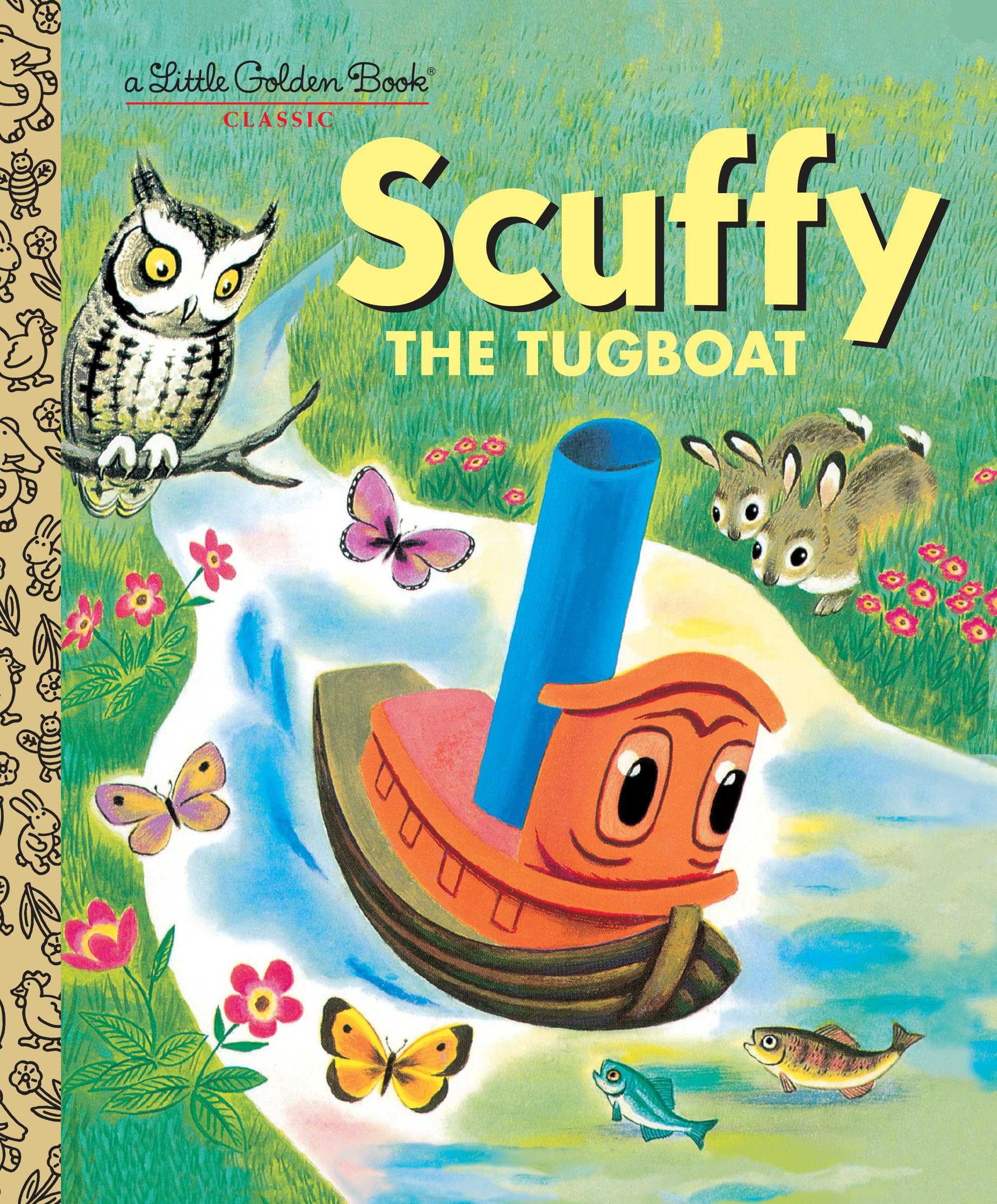 Scuffy the Tugboat: And His Adventures Down the River (Little Golden Book) Parents & Children