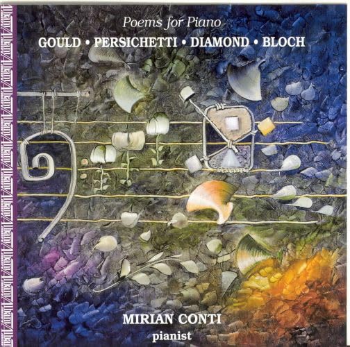 Persichetti, Gould, Diamond, Bach : Poems for Piano cd