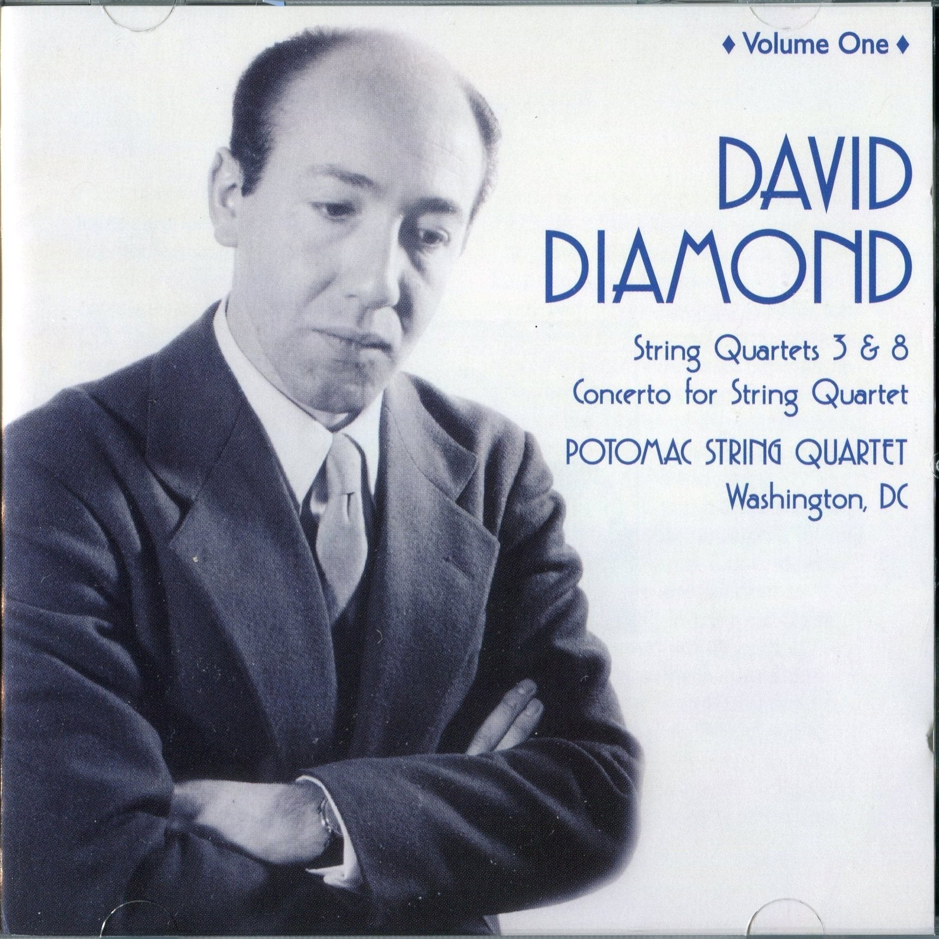 Diamond : Quatuors à cordes, vol. 1 / Potomac quartet cd