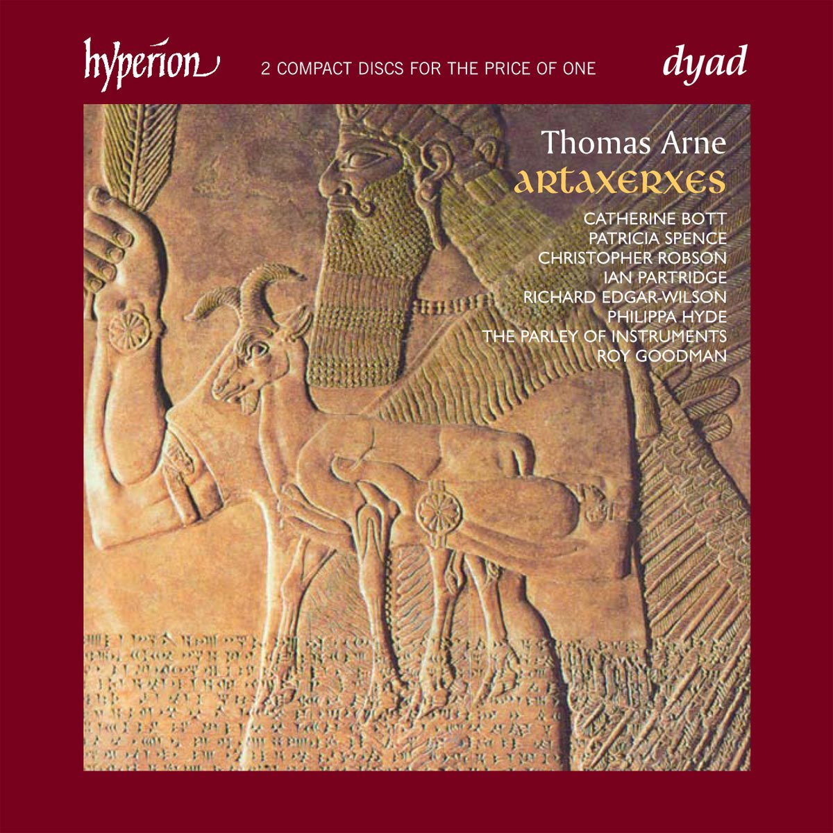 Thomas Arne : Artaxerxes (Intégrale) cd