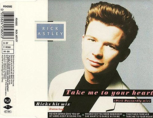 Take me to your heart / I'll be fine / Rick's Hit Mix / PD42582 Music