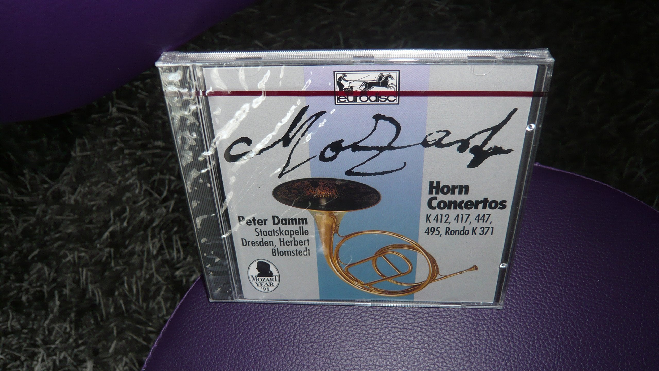 MOZART Hoorn Concertos K412 417 447 495 Rondo K 371 cd