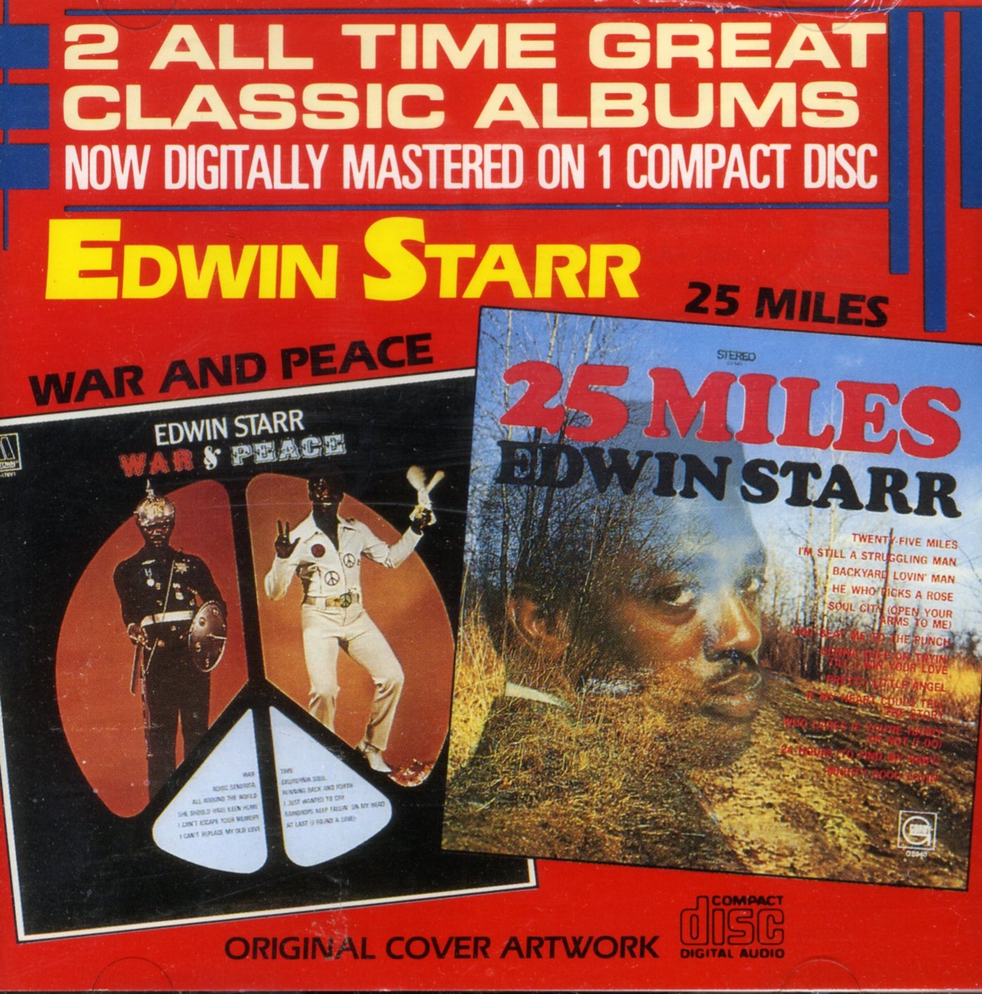 EDWIN STARR / 2 ALL TIME GREAT CLASSIC ALBUMS Music