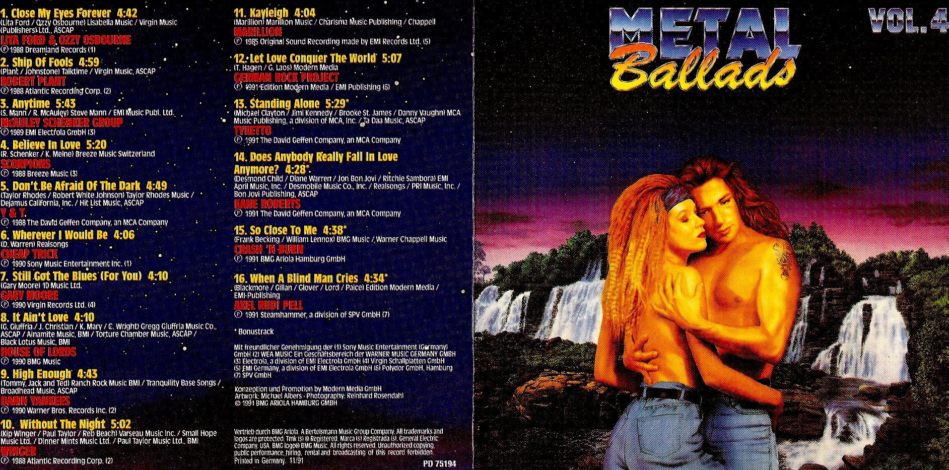 Metal Ballads Vol.4 Metal & Hardrock