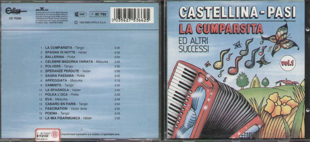 La Cumparsita ed a Country & Folk