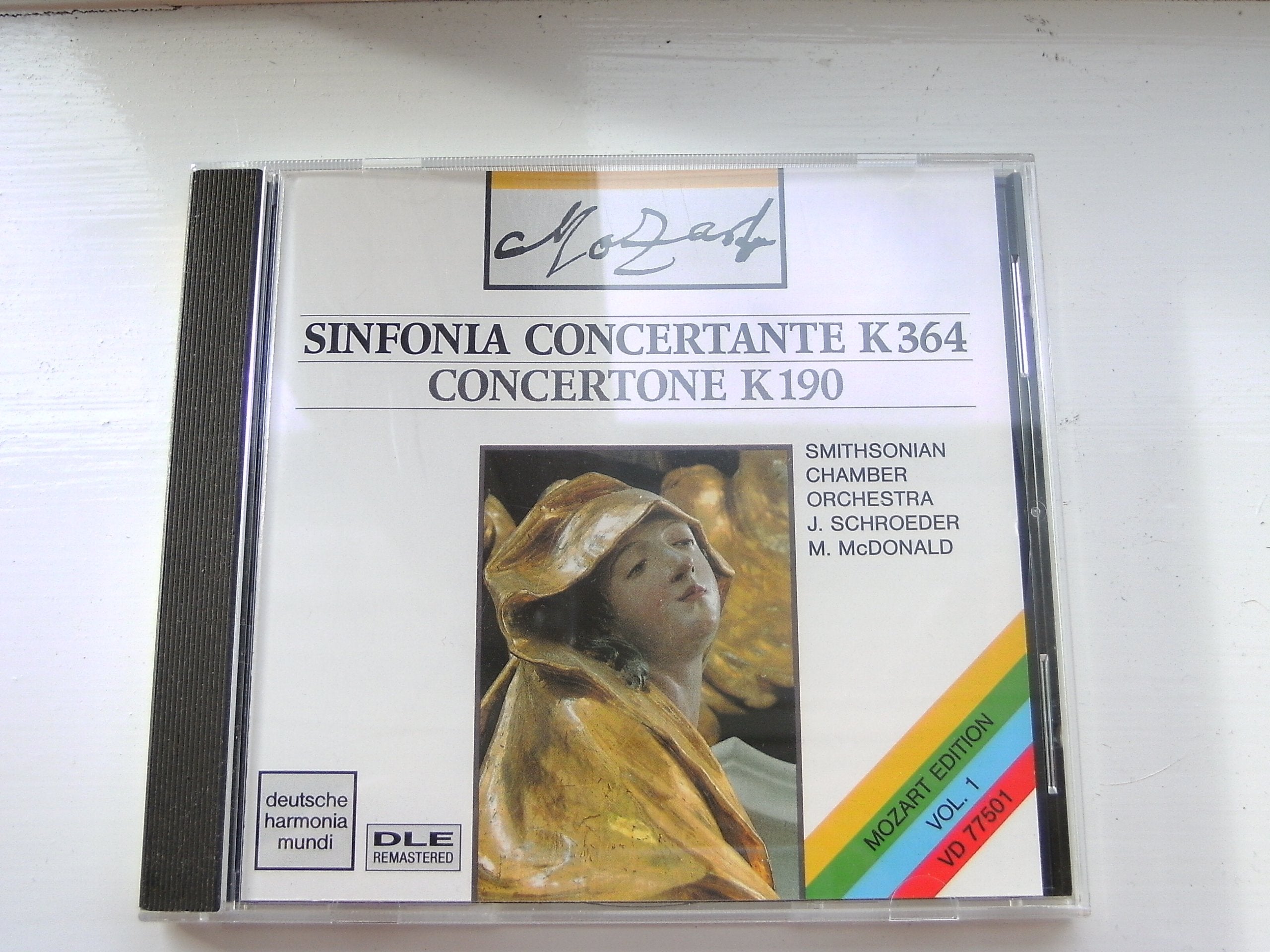 Mozart Edition Vol. 1: Sinfonia Concertante K 364 / Concertone K 190 Music