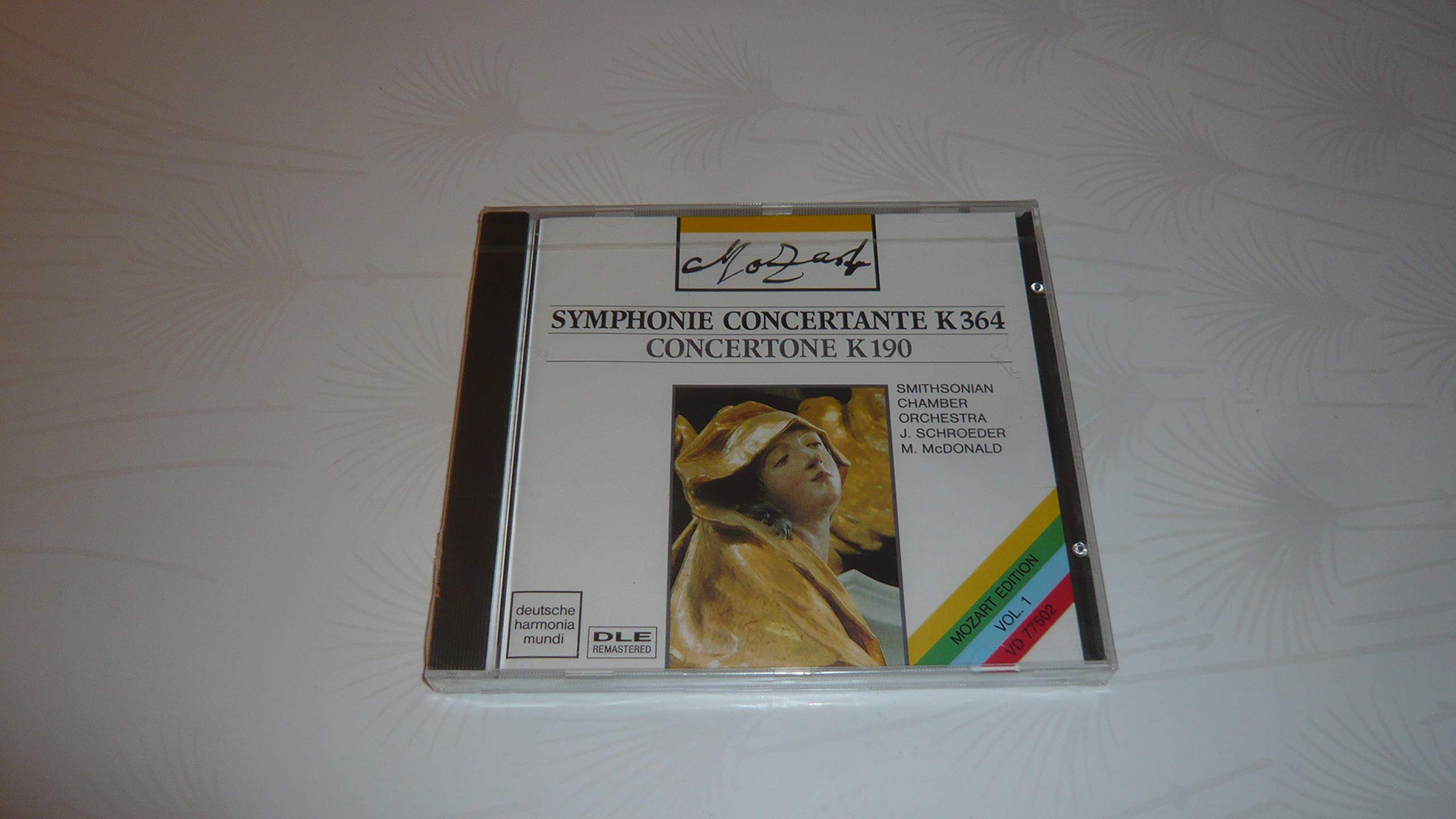 Mozart / Vol.1 (Symphonie Concertante / K.364 - Concerto/ k 190...) cd