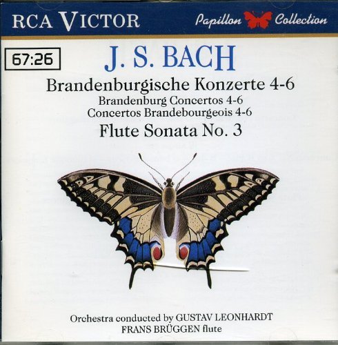 Bach: Brandenburg Concerti 4-6, Flute Sonata 3 (UK Import) Classical