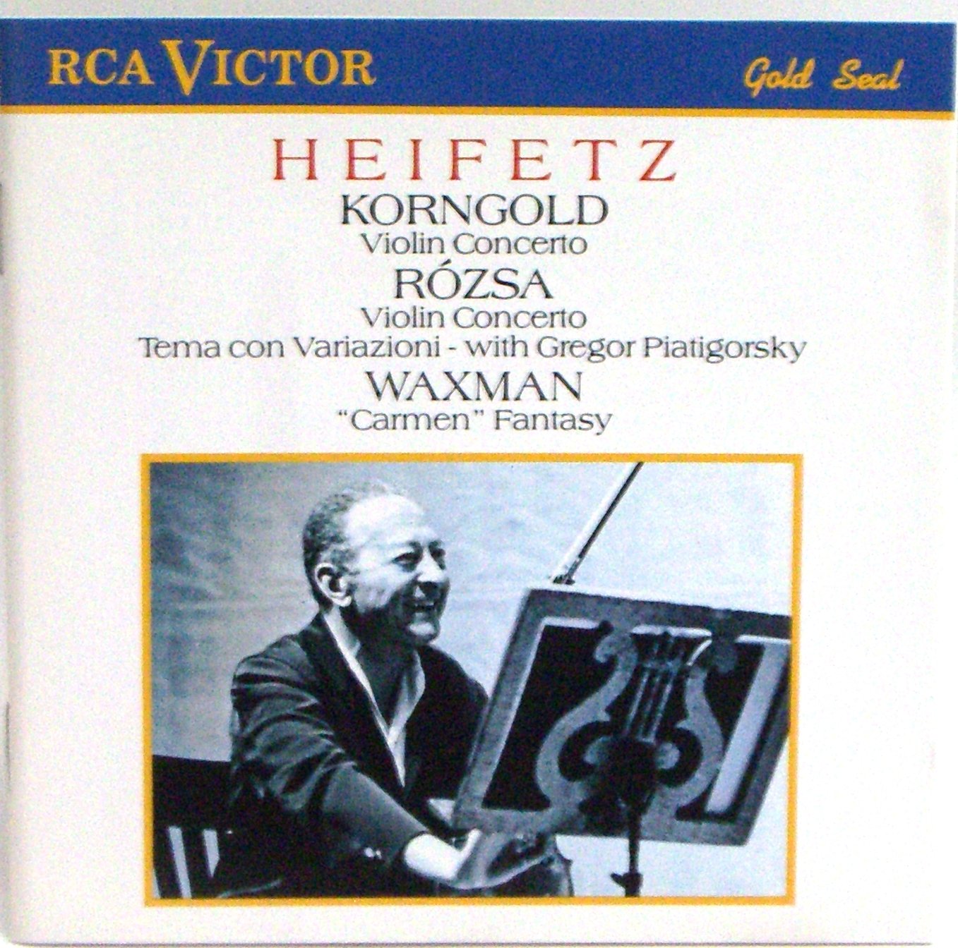 Heifetz plays Korngold, Rózsa & Waxman (UK Import) Classical