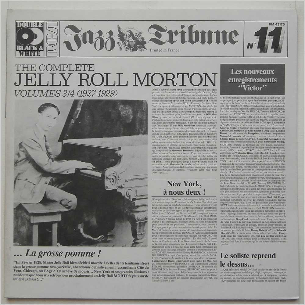 The Complete Jelly Roll Morton Volumes 3 and 4 (1927-1929) Music
