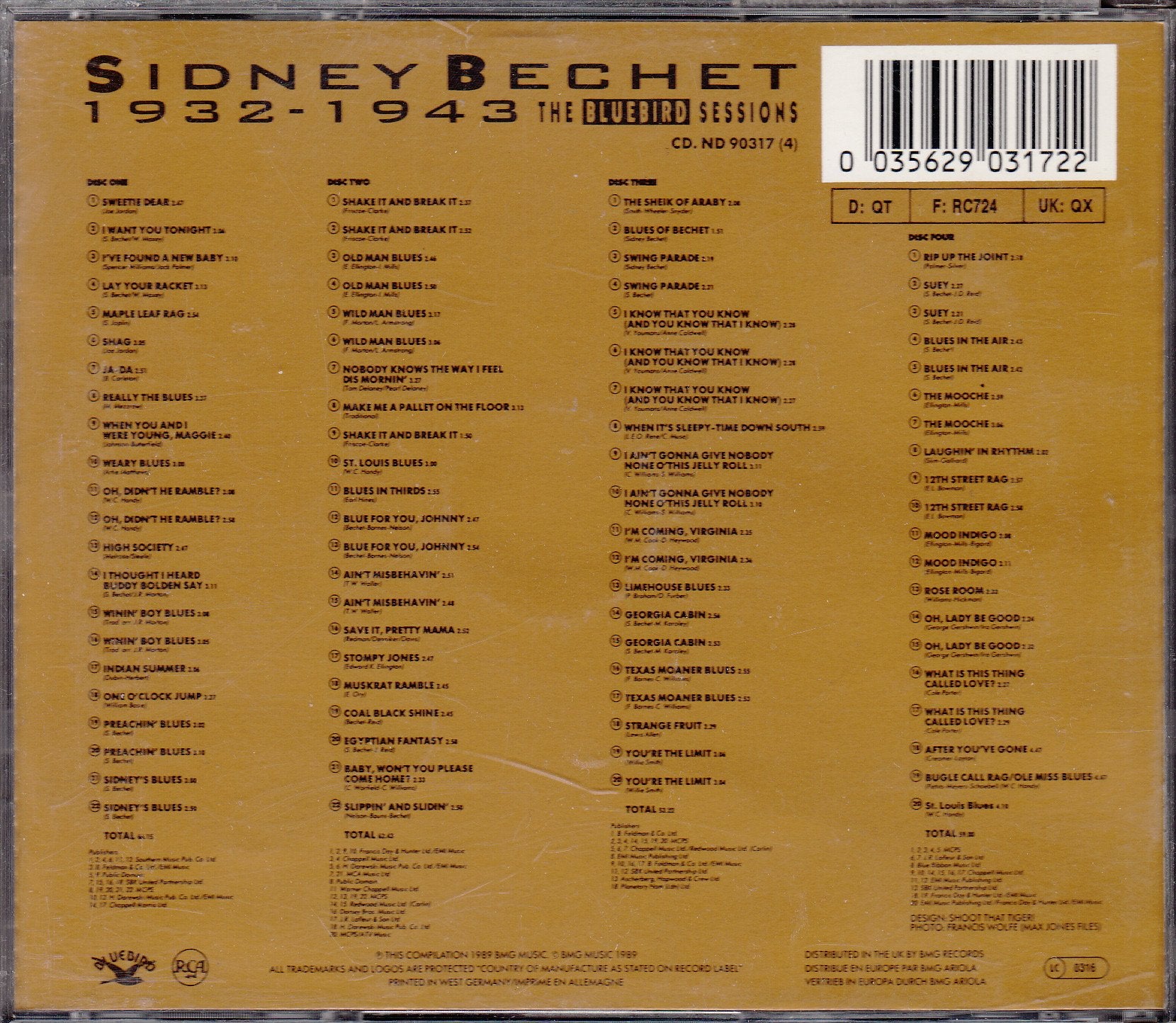 Product Image: The Bluebird Sessions 1932-1943 (UK Import)