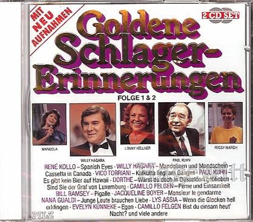 Goldene Schlager Erinnerungen (Folge 1 & 2) with re-recordings (Double-CD) Music