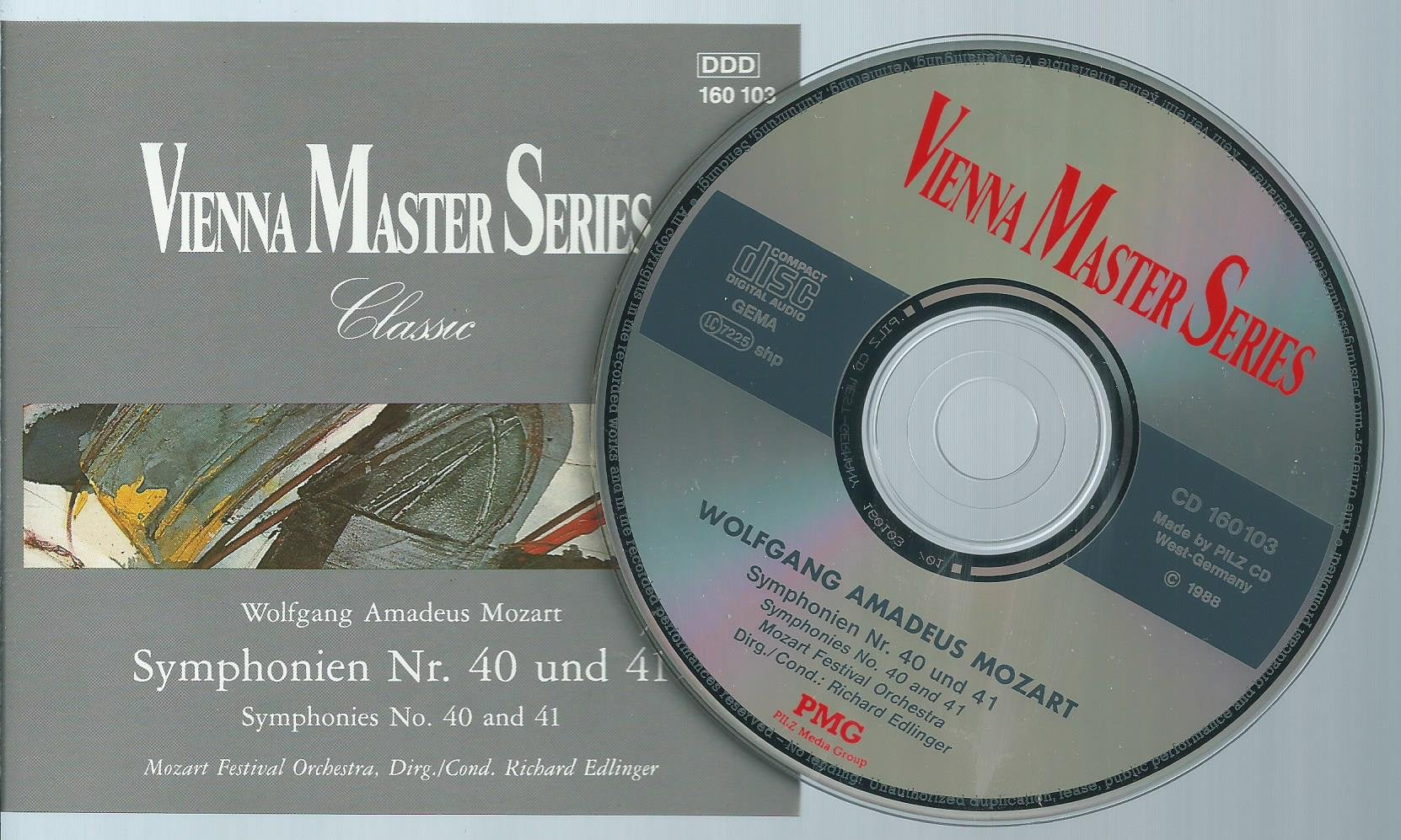 Vienna Master Series: Symphonies No. 40 and 41 (UK Import) Classical