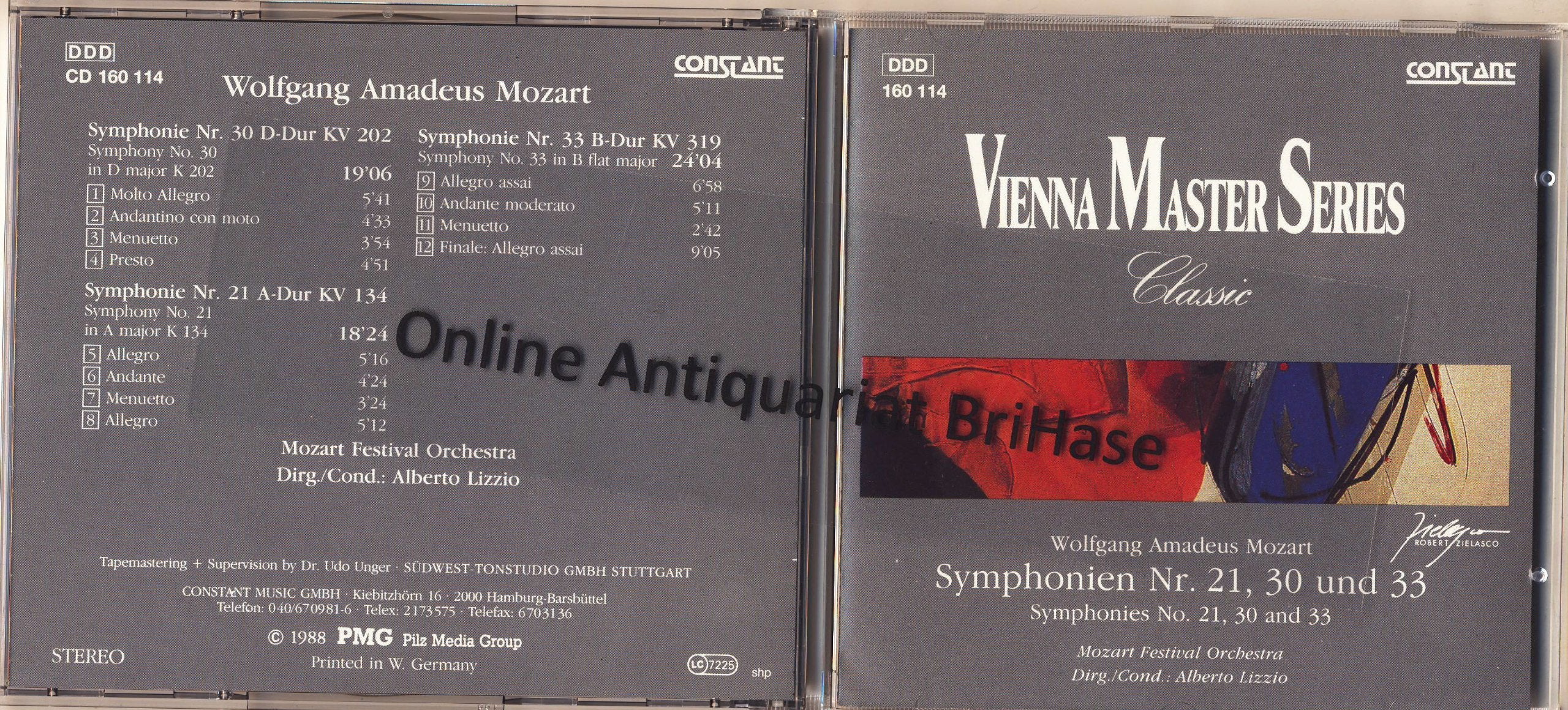Wolfgand Amadeus Mozart Vienna Master Series (UK Import) Classical