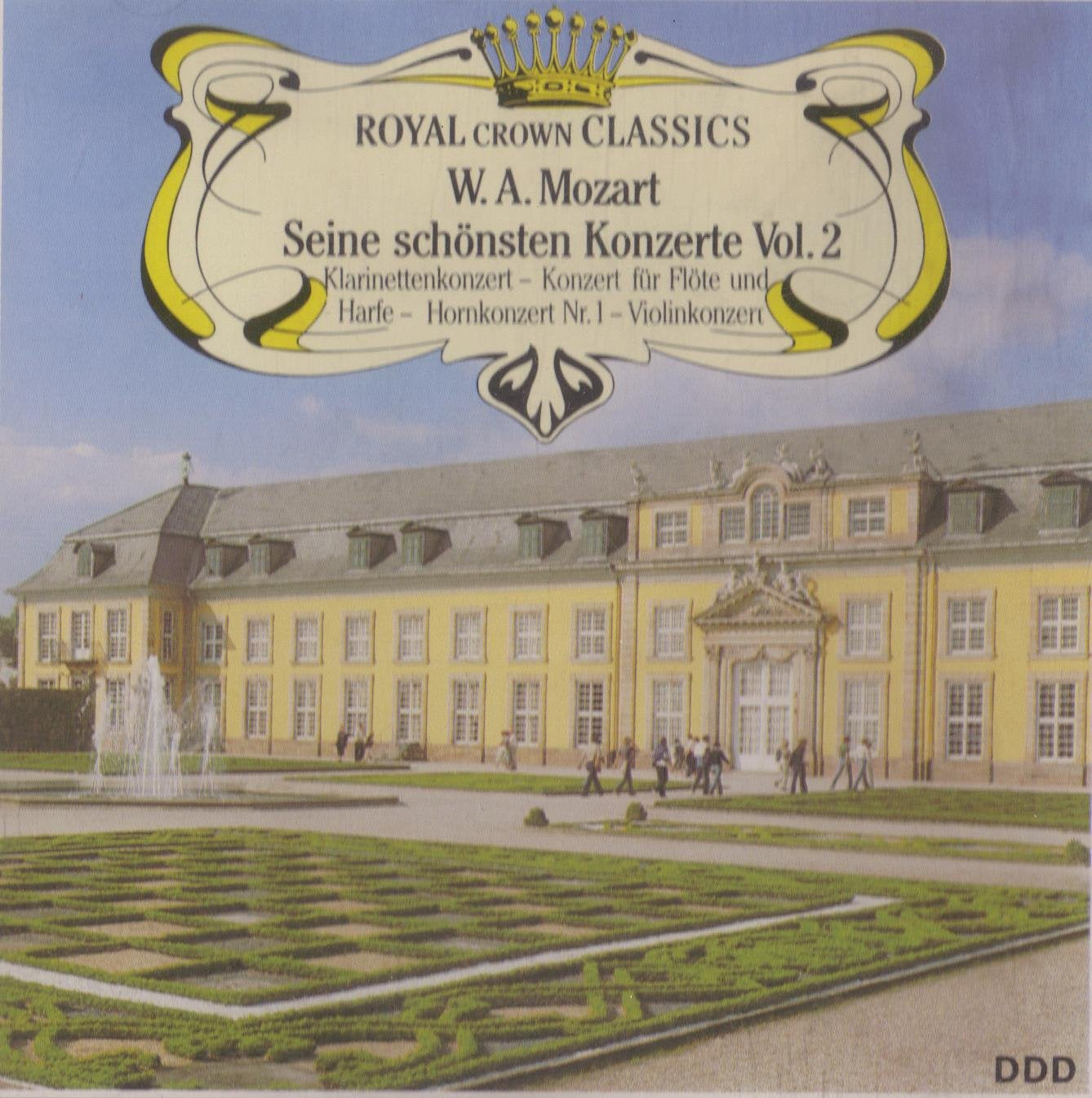 Wolfgang Amadeus Mozart Royal Crown Classics Seine Schönsten Konz, Cd-album Music
