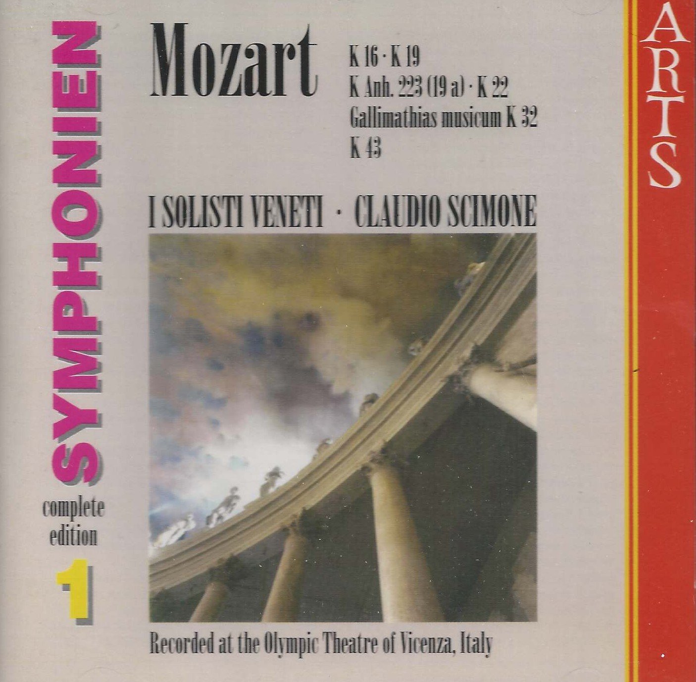 Sinfonien K 16, 19, 223, 22, 32, 43 Classical
