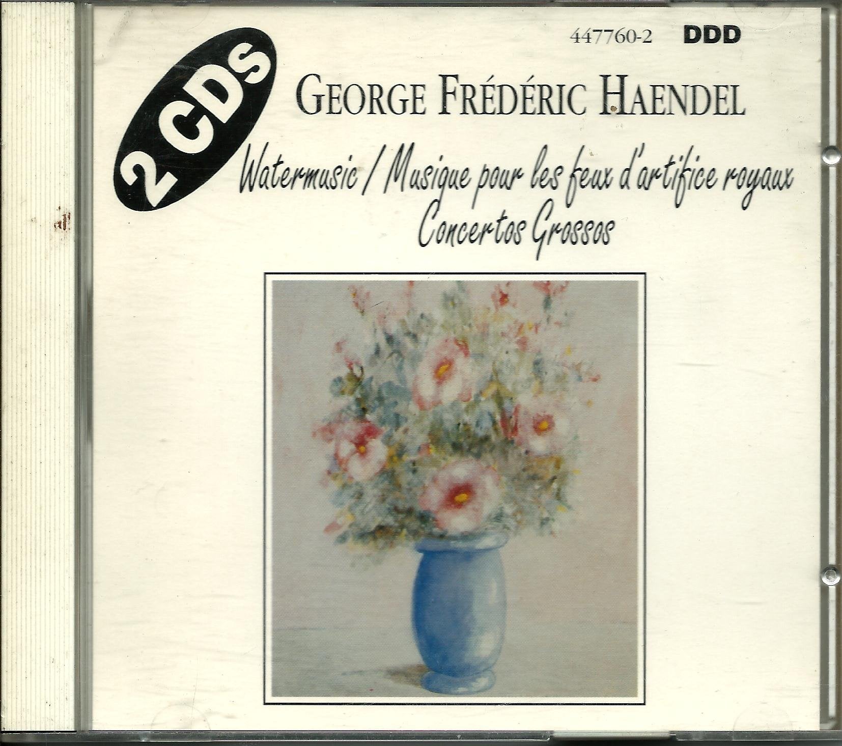 HANDEL : WATERMUSIC - Musique Pour Les Feux D'artifice Royaux Concertos cd