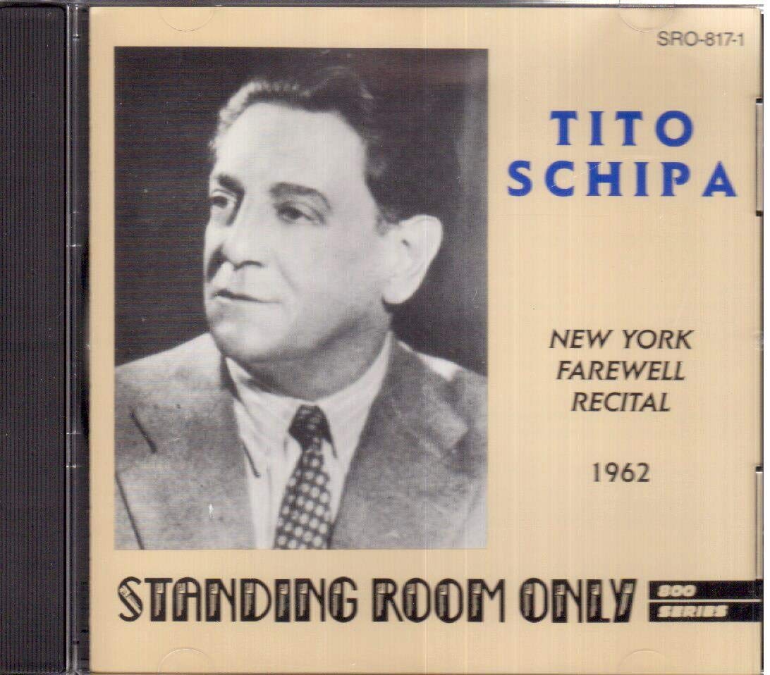 Tito Schipa - New York Farewell Recital, 1962 Music