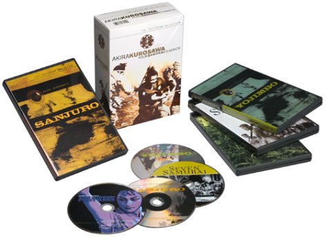 Akira Kurosawa - 4 Samurai Classics (Seven Samurai / The Hidden Fortress / Yojimbo / Sanjuro) - Criterion Collection Films