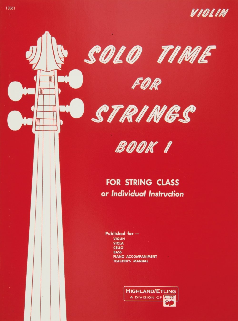 Product Image: Solo Time for Strings, Bk 1: Violin
