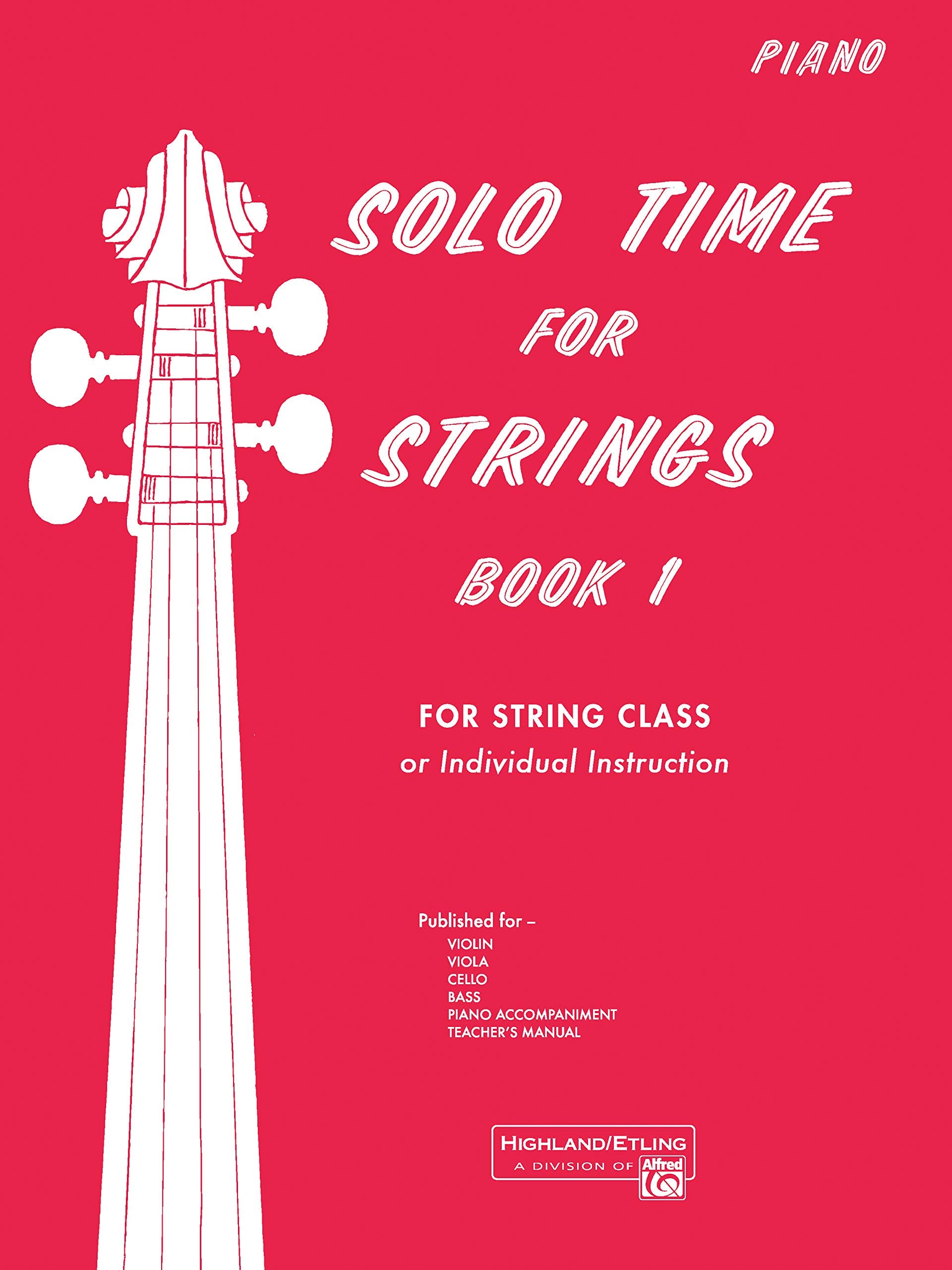 Product Image: Solo Time for Strings, Book 1 Piano Accompaniment