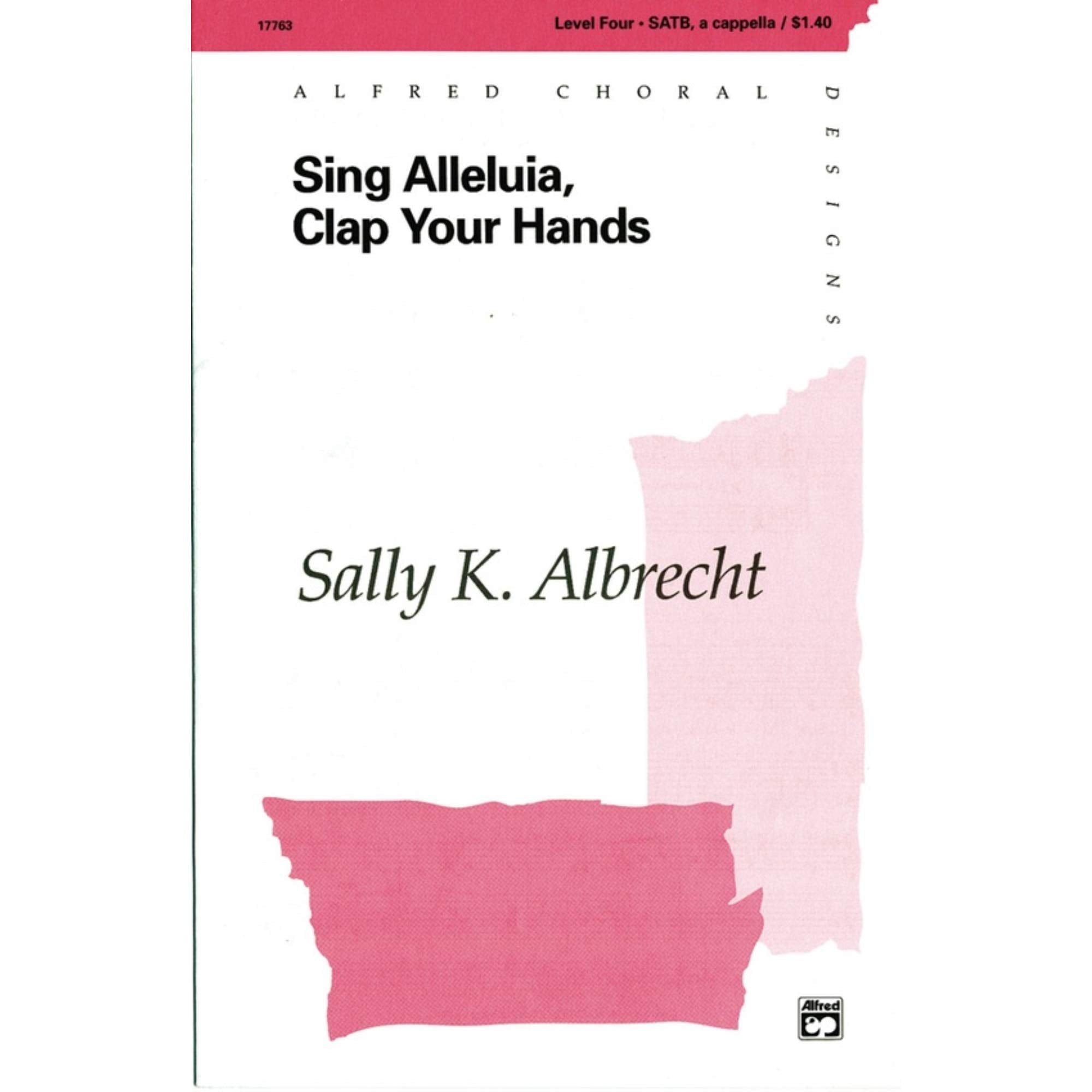 Product Image: Sing Alleluia, Clap Your Hands - SATB a Cappella - Stimme