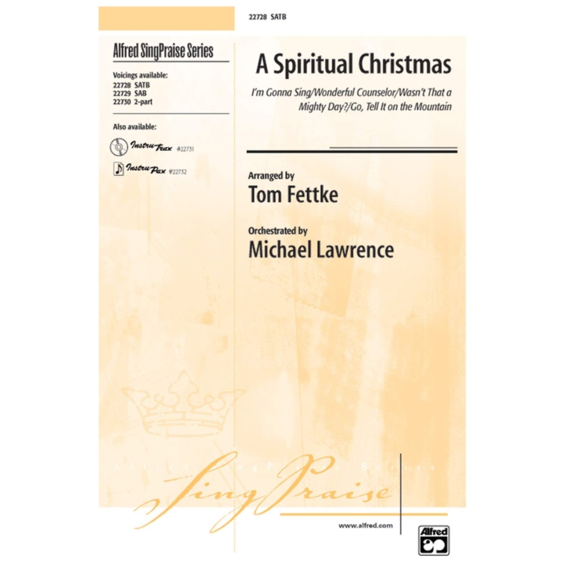 Product Image: A Spiritual Christmas - SATB - Stimme