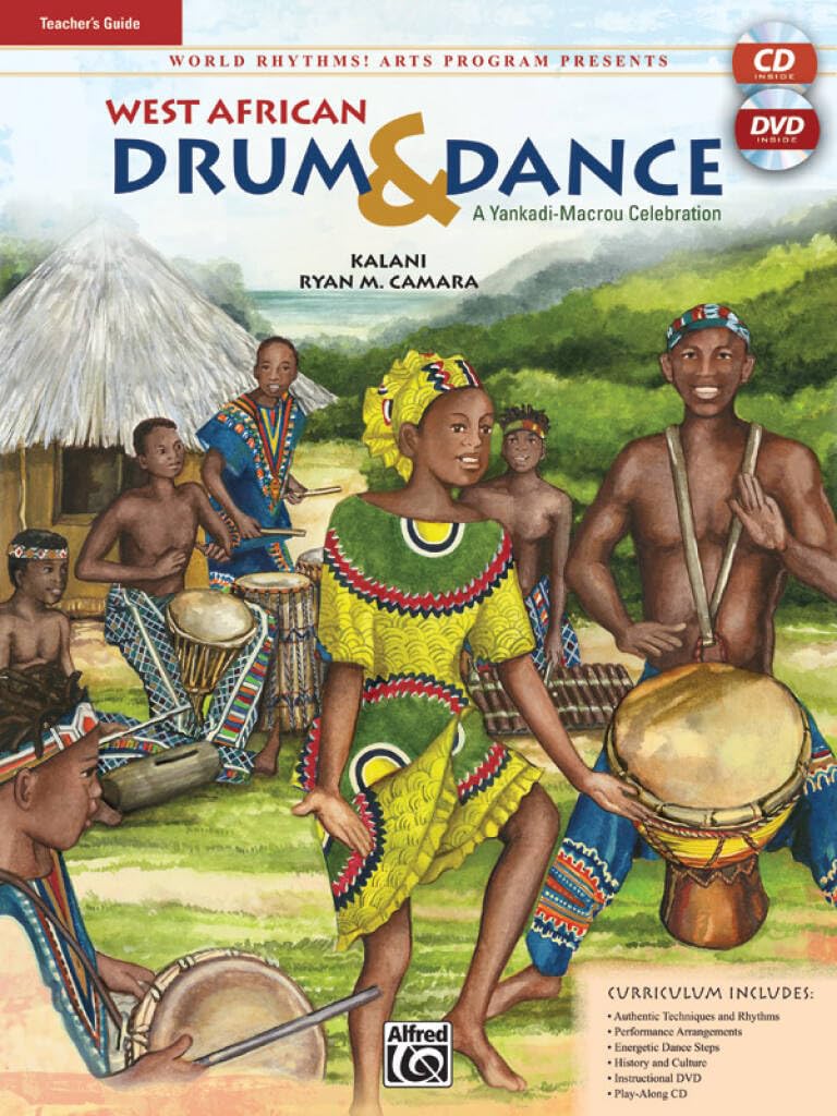 World Rhythms! Arts Program Presents West African Drum & Dance: A Yankadi-Macrou Celebration (Teacher's Guide), Book, DVD & CD Social Sciences