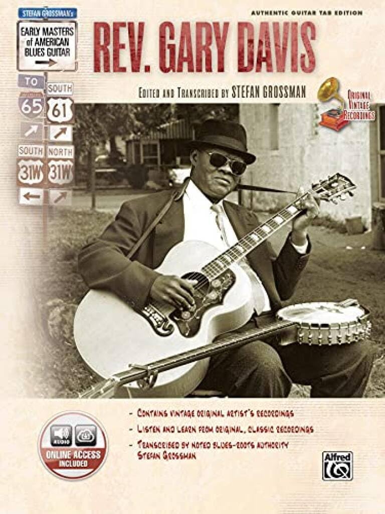 Stefan Grossman's Early Masters of American Blues Guitar: Rev. Gary Davis(incl. CD): (incl. Online Code) Sheet Music
