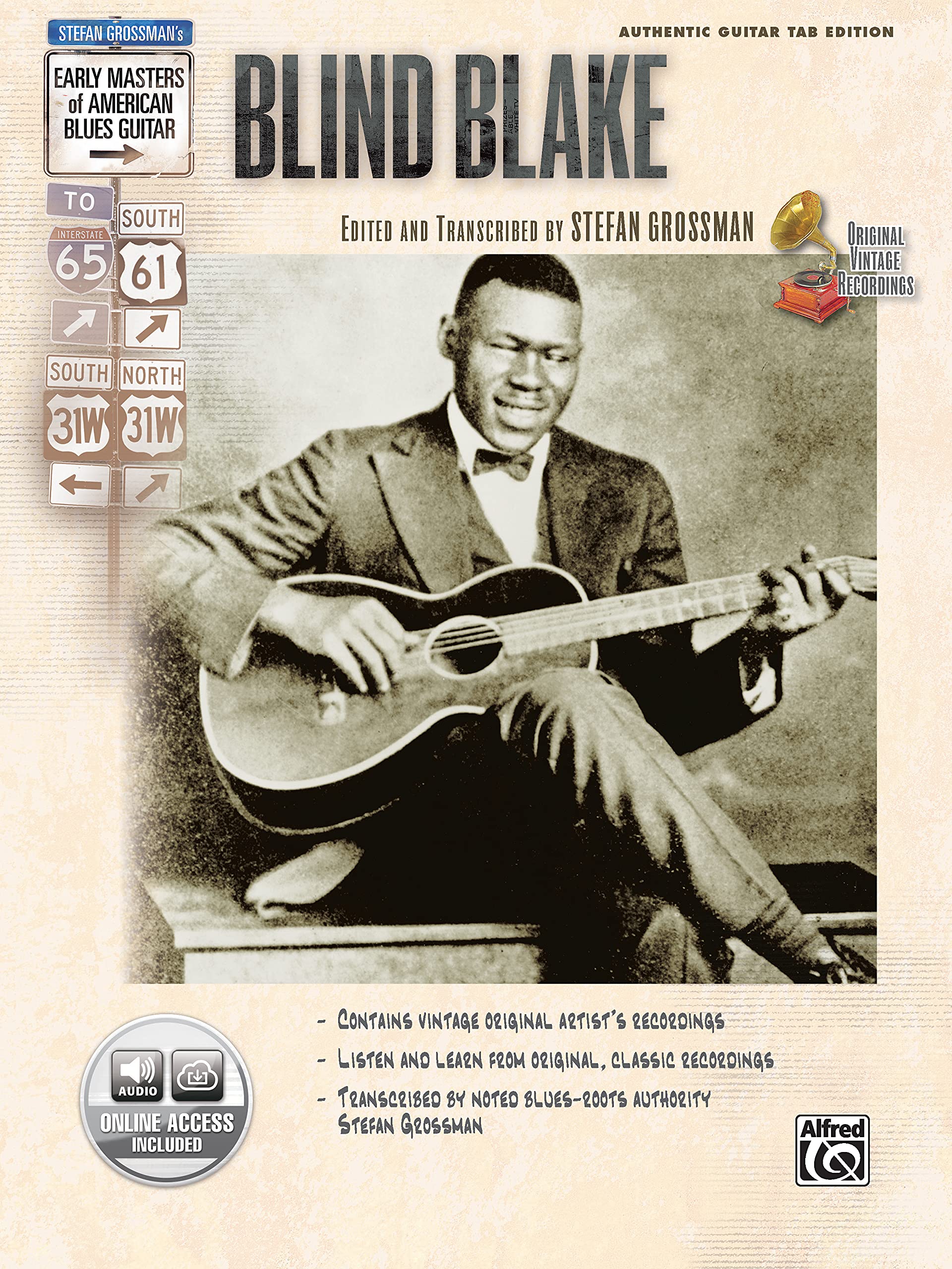 Stefan Grossman's Early Masters of American Blues Guitar: Blind Blake book