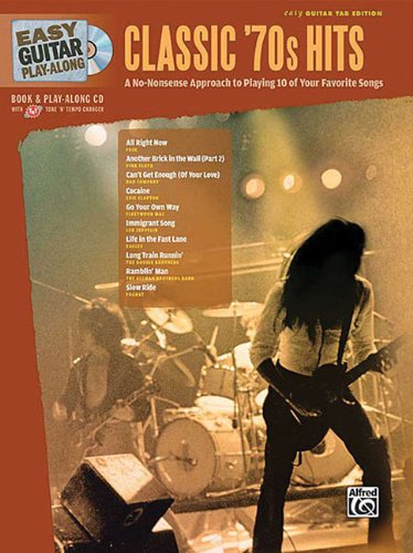 Easy Guitar Play-Along Classic '70s Hits: Easy Guitar Tab Books
