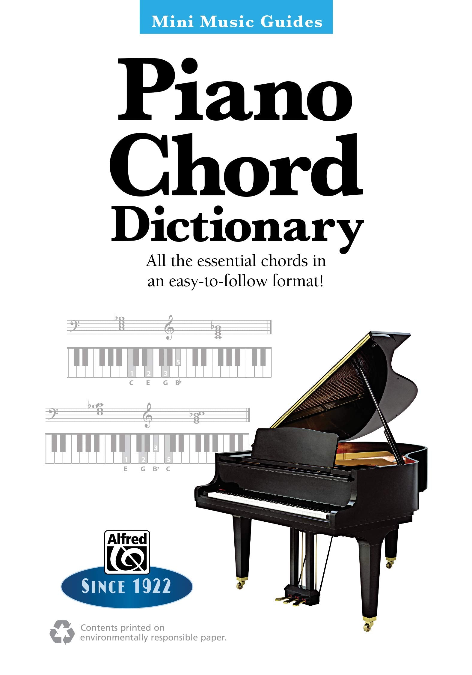 Piano Chord Dictionary: All the Essential Chords in an Easy-to-Follow Format! (Mini Music Guides) Sheet Music