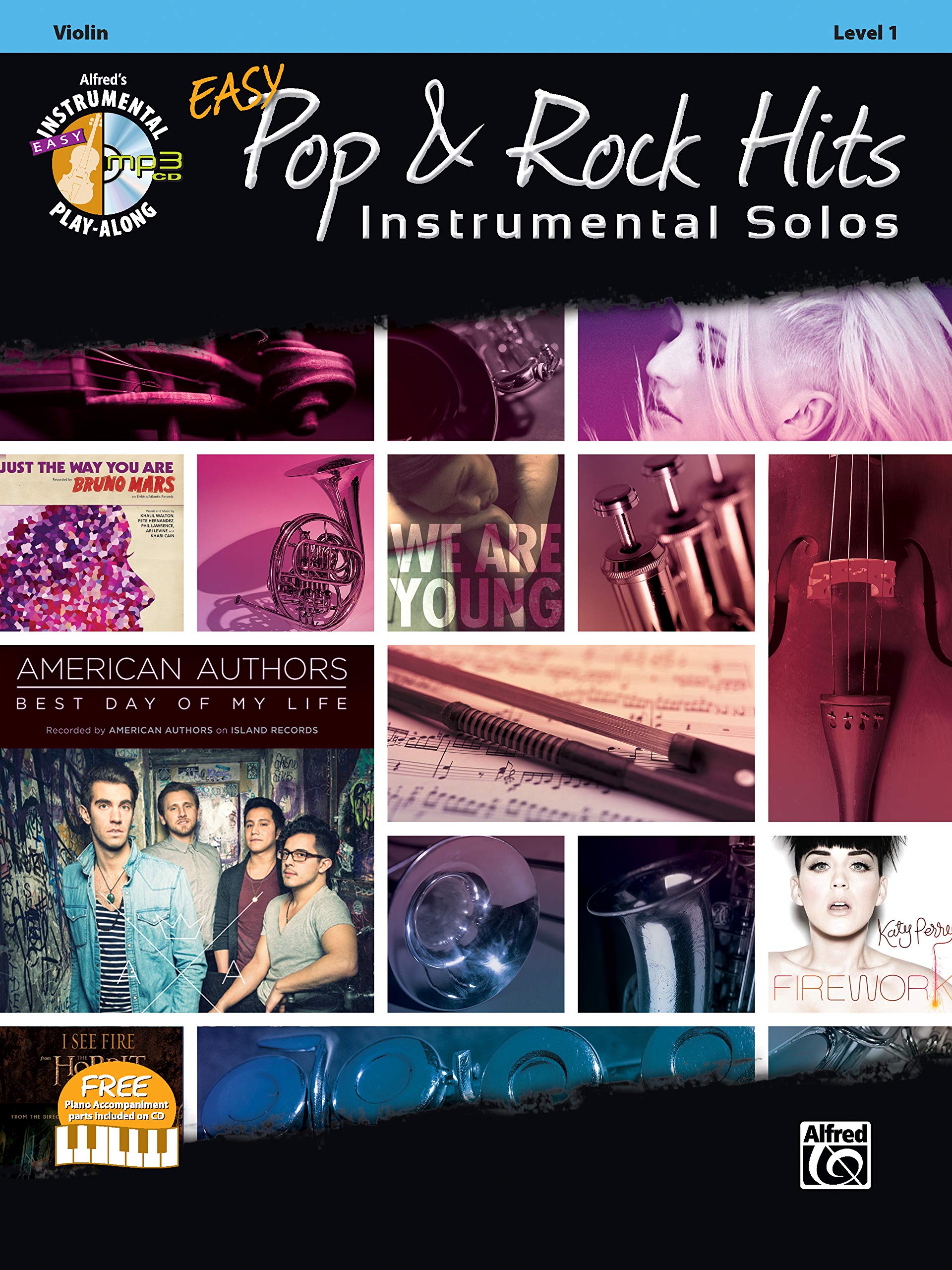 Easy Pop & Rock Hits Instrumental Solos Violin (Alfred's Easy Pop & Rock Hits Instrumental Solos, Level 1) Arts & Music