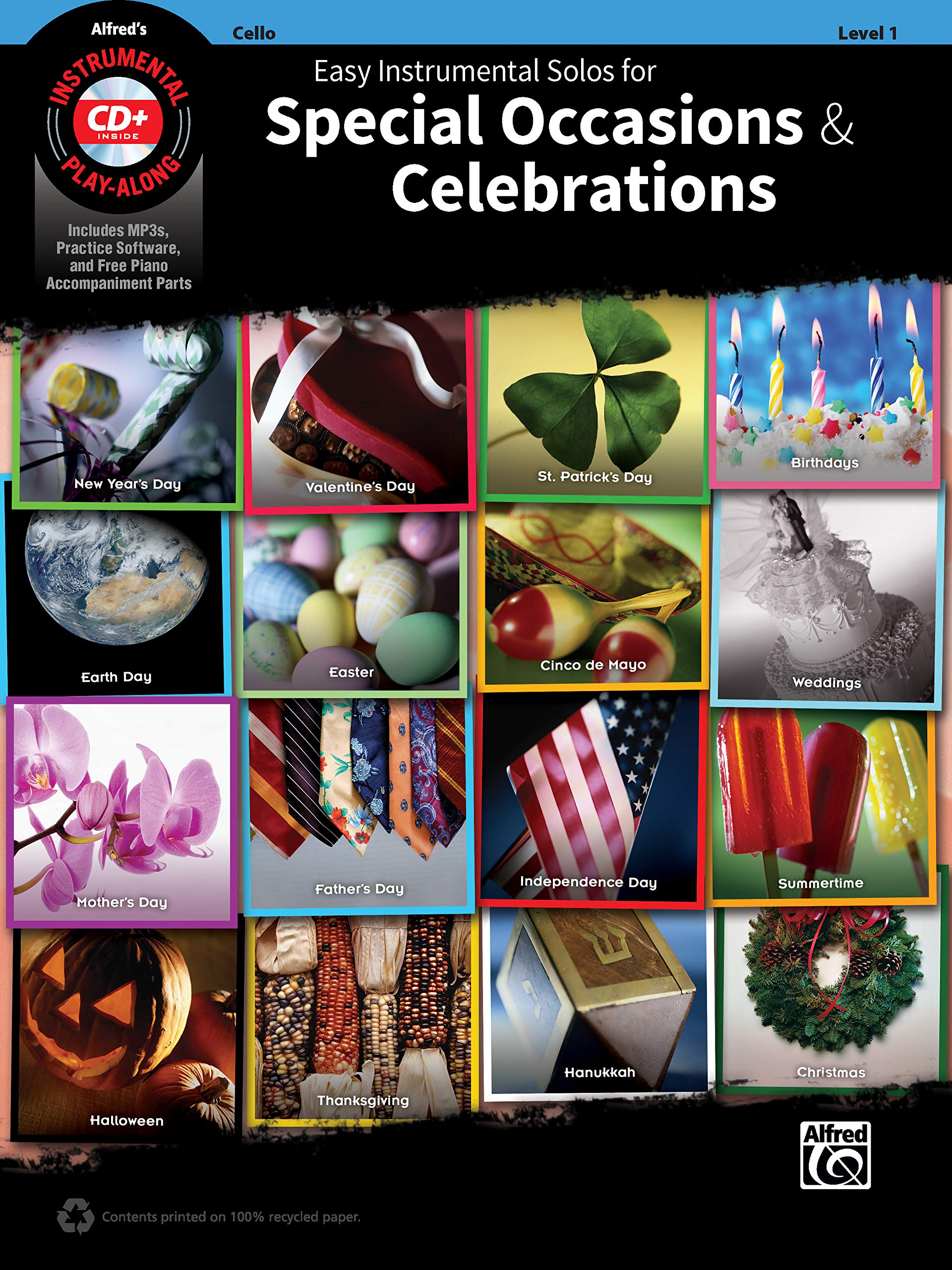 Easy Instrumental Solos for Special Occasions & Celebrations for Strings: Cello book